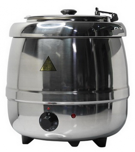 AK-125s: หม้ออุ่นซุป 10ลิตร สีเงิน
Stainless Steel Soup Pot Warmer